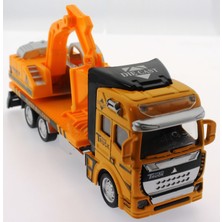 paraply Die Cast Çek Bırak Sarı Kepçe Kız Erkek Çocuk Oyuncak Eğitici Oyuncaklar