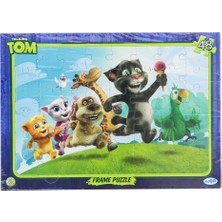 OMZ Konuşan Kedi Tom 48 Parça puzzle Kız Erkek Çocuk Oyuncak Eğitici Oyuncaklar
