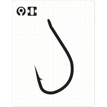 Fudo 3107 Umı Tanago W/rıng No:12 14 Lü Teflon Olta Iğnesi