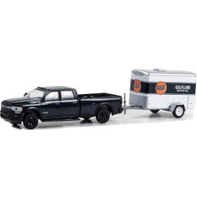 OMZ Greenlight 1/64 2023 Ram 2500 With Small Cargo Trailer Model Araba Kız Erkek Çocuk Oyuncak Eğitici O
