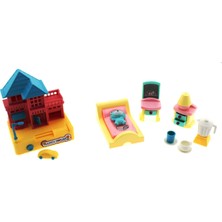 OMZ Kedi Şehri Ev ve Yatak Odası Oyun Seti Kız Erkek Çocuk Oyuncak Eğitici Oyuncaklar