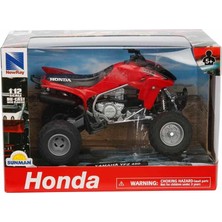 paraply 1:12 Honda TRX450R 2009 Atv Model Motor Kız Erkek Çocuk Oyuncak Eğitici Oyuncaklar