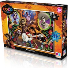 OMZ Co 714 Coco Puzzle 100 Parça- Ks Games Kız Erkek Çocuk Oyuncak Eğitici Oyuncaklar
