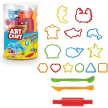 OMZ 03291 Dede, Art Craft Modelleme Seti 17 Parça / +3 Yaş Kız Erkek Çocuk Oyuncak Eğitici Oyuncaklar