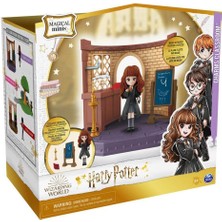 paraply 6061846 Tılsım Dersi ve Hermione Granger Figür- Magical Minis, +5 Yaş Kız Erkek Çocuk Oyuncak Eğitic