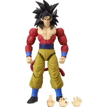 paraply Bandai Dragon Ball Super Saiyan 4 Goku Poz Verilebilir Figür 16CM Kız Erkek Çocuk Oyuncak Eğitici Oy