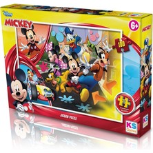 paraply Ks Puzzle 100 Parça Mickey Mouse Kız Erkek Çocuk Oyuncak Eğitici Oyuncaklar