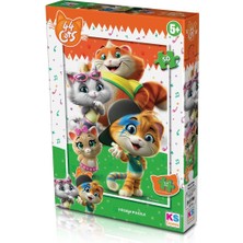 paraply Cat 709 44 Kedi Puzzle 50 Parça - Ks Puzzle Kız Erkek Çocuk Oyuncak Eğitici Oyuncaklar
