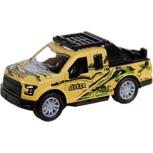 OMZ Metal Çek Bırak Safari Jeep K137A42 Kız Erkek Çocuk Oyuncak Eğitici Oyuncaklar