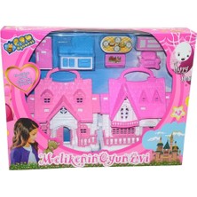 OMZ SL32538A Kutulu Melikenin 2'li Oyun Evi Seti- Halit Can Oyuncak Kız Erkek Çocuk Oyuncak Eğitici Oyun