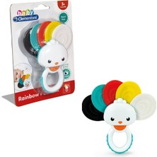 paraply 17325 Baby Clementoni Gökkuşağı Çıngırak / +3 Ay Kız Erkek Çocuk Oyuncak Eğitici Oyuncaklar