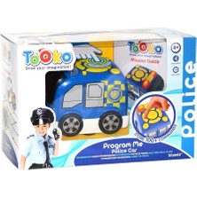 OMZ SIL/81471 Silverlit Tooko Programlanabilen Polis Aracı Oyun Seti Kız Erkek Çocuk Oyuncak Eğitici Oyu