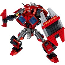 OMZ Ausini City Robot Set 429 Parça Kız Erkek Çocuk Oyuncak Eğitici Oyuncaklar