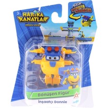 OMZ Harika Kanatlar Dönüşen Tekli Figür Inşaatçı Donnie Kız Erkek Çocuk Oyuncak Eğitici Oyuncaklar