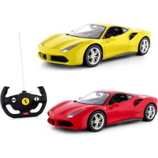 paraply Rastar Kumandalı 1:14 Ferrari 488 Gtb Kız Erkek Çocuk Oyuncak Eğitici Oyuncaklar
