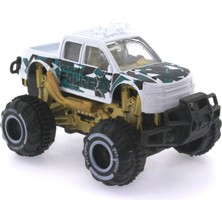 OMZ Çek Bırak Mini Off Road Beyaz Polis Aracı Kız Erkek Çocuk Oyuncak Eğitici Oyuncaklar