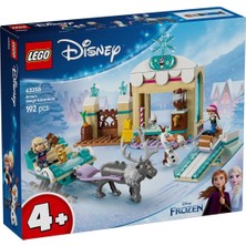 paraply 43256 LEGO Disney Prensesi Anna Kızak Macerası 192 Parça +4 Yaş Kız Erkek Çocuk Oyuncak Eğitici Oyun
