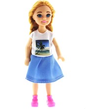 OMZ Baonier Kumsal Tshirt 14CM Sarışın Tekli Kız Bebek Kız Erkek Çocuk Oyuncak Eğitici Oyuncaklar