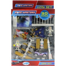 OMZ Jeepli Metal Uzay Seti JP8105 Kız Erkek Çocuk Oyuncak Eğitici Oyuncaklar