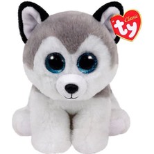 OMZ Ty Beanie Boos Sibirya Kurdu Peluş 25CM Kız Erkek Çocuk Oyuncak Eğitici Oyuncaklar