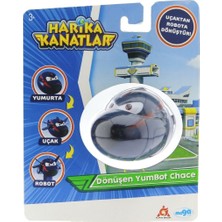 OMZ Harika Kanatlar Dönüşen Tekli Figür Yumbot Ajan Chace Kız Erkek Çocuk Oyuncak Eğitici Oyuncaklar