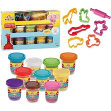 OMZ 03290 Art Craft 16 Parça Hamur Seti-Rengarenk / 560 gr Kız Erkek Çocuk Oyuncak Eğitici Oyuncaklar