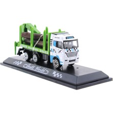 paraply Die Cast Mini Yeşil Kütük Kamyonu Kız Erkek Çocuk Oyuncak Eğitici Oyuncaklar