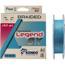 Kendo Legend X8 150M 0,25MM Ice Blue Örgü Ip Misina