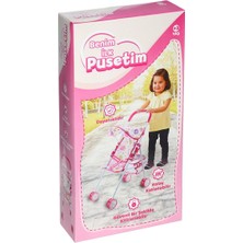 OMZ 816-A- 12 Metal Geniş Puset Kız Erkek Çocuk Oyuncak Eğitici Oyuncaklar