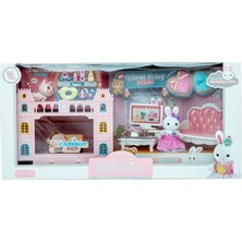 paraply Bay Dreamy Oturma Odası ve Ranzalı Mini Tavşan Oyun Seti Kız Erkek Çocuk Oyuncak Eğitici Oyuncaklar
