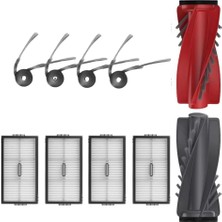 robotyedek Roborock Qrevo Curvx Uyumlu Mopsuz Fırça Hepa Filtre Seti-9 Parça