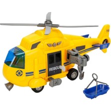 OMZ 1:16 Maxx Wheels Sesli ve Işıklı Helikopter Kız Erkek Çocuk Oyuncak Eğitici Oyuncaklar
