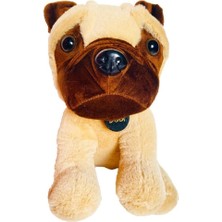 OMZ 1436 Dobi Köpek 30CM Kahverengi Kız Erkek Çocuk Oyuncak Eğitici Oyuncaklar