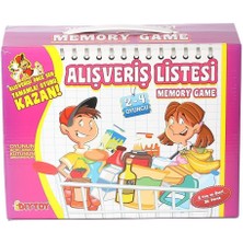OMZ 1035851 Alışveriş Listesi Kız Erkek Çocuk Oyuncak Eğitici Oyuncaklar