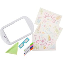 OMZ 3D Doodle Karanlıkta Parlayan Sihirli Yazı Tahtası Kız Erkek Çocuk Oyuncak Eğitici Oyuncaklar