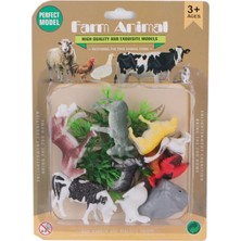 paraply H4 Kartelalı Çiftlik Hayvanları Kız Erkek Çocuk Oyuncak Eğitici Oyuncaklar