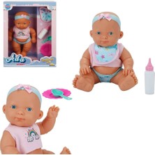 OMZ Ada Bebek Beslenme Seti 23CM Oyuncak Et Bebek Kız Erkek Çocuk Oyuncak Eğitici Oyuncaklar