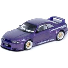 OMZ Inno 1/64 Nissan Skyline Gt-R (R33) ''pandem Rocket Bunny'' Purple Kız Erkek Çocuk Oyuncak Eğitici O
