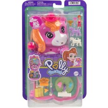 paraply JCR39 Polly Pocket Midilliyle Rodeo Heyecanı Mikro Oyun Seti Kız Erkek Çocuk Oyuncak Eğitici Oyuncak