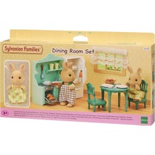 OMZ 5378 Sylvanian Families Yemek Odası Seti +3 Yaş Kız Erkek Çocuk Oyuncak Eğitici Oyuncaklar