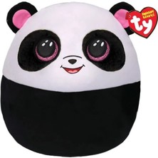OMZ Ty Squishy Beanies Yastık Panda Bamboo 38CM Kız Erkek Çocuk Oyuncak Eğitici Oyuncaklar