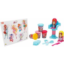 OMZ Crafy Winx Sihirli Salon Oyun Hamur Seti 15 Parça Kız Erkek Çocuk Oyuncak Eğitici Oyuncaklar