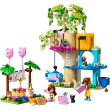 OMZ LEGO Friends Kedi Doğum Günü Partisi ve Ağaç Ev 42666 Kız Erkek Çocuk Oyuncak Eğitici Oyuncaklar