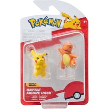 OMZ Pok PKW0258 Pokemon Battle 2li Figür Seti -Necotoys Kız Erkek Çocuk Oyuncak Eğitici Oyuncaklar