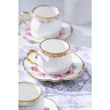 Acar Sienna 6 Kişilik Kahve Fincanı Takımı - 90 ml