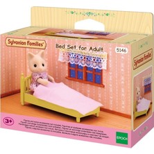 OMZ 5146 Sylvanian Families Yetişkin Karyola Seti (Figürler Dahil Değildir) +3 Yaş Kız Erkek Çocuk Oyunc