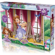 paraply Ks Games Sofia Puzzle 50 Parça SF.709 Kız Erkek Çocuk Oyuncak Eğitici Oyuncaklar
