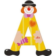 OMZ Palyanço Ahşap Harf A Kız Erkek Çocuk Oyuncak Eğitici Oyuncaklar