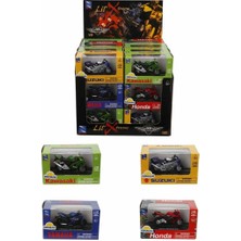 OMZ 6027 Sun-Nry-1 32 Yamaha- Suzukı- Honda- Kawasaki Model Motor Kız Erkek Çocuk Oyuncak Eğitici Oyunca