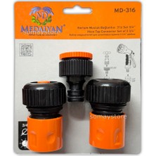 Goldsea Marine Medalyan  1/2"  Hortum İçin Musluk Bağlantısı 1/2" ve 3/4" Aparatlı MS-315